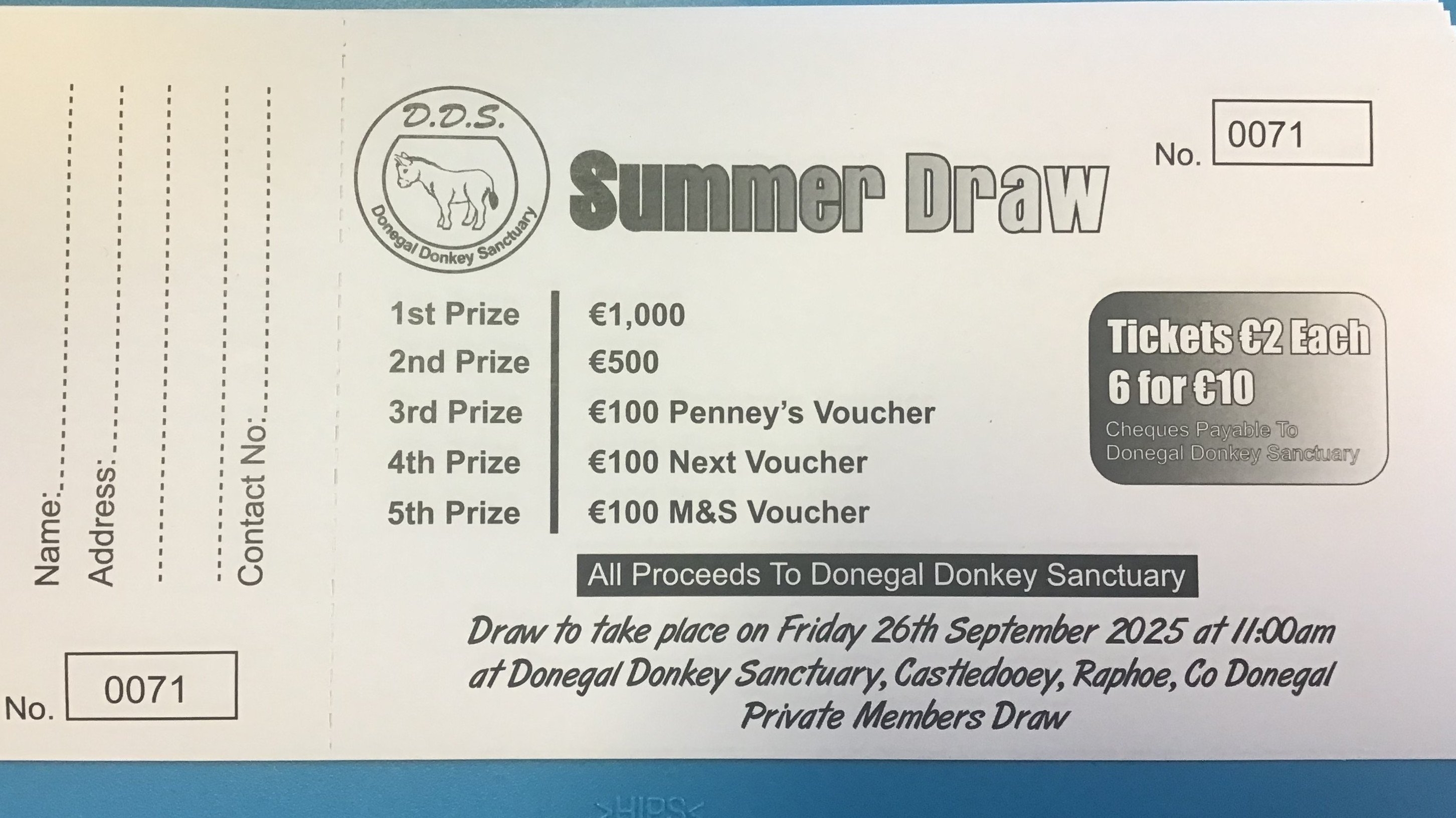 Raffle Banner