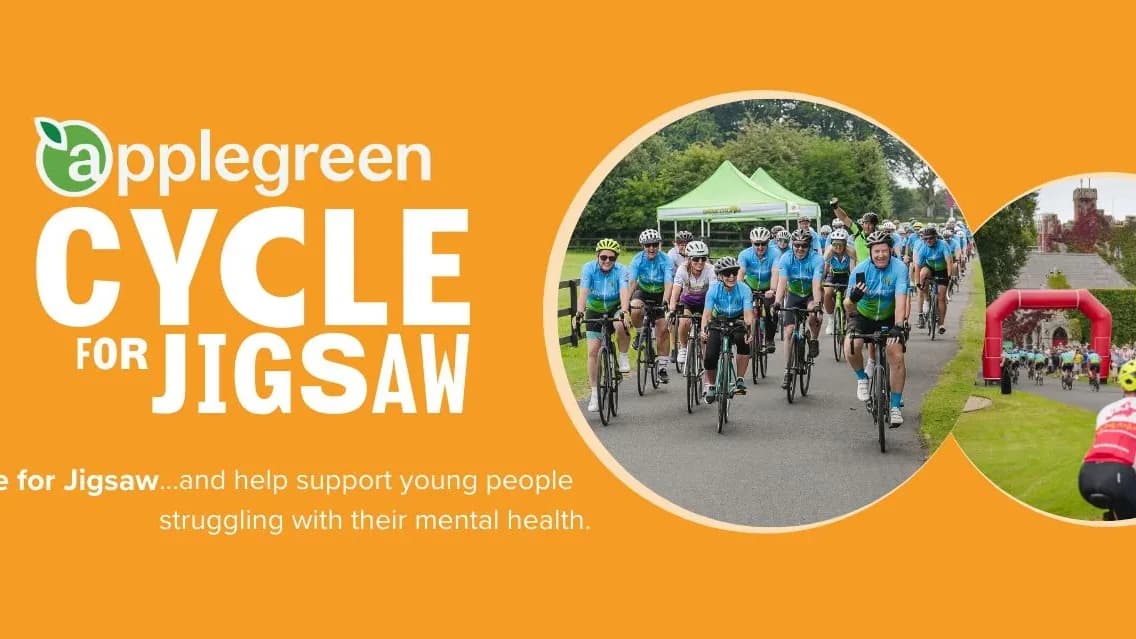 Applegreen for Jigsaw fundraising white label microsite with custom branding