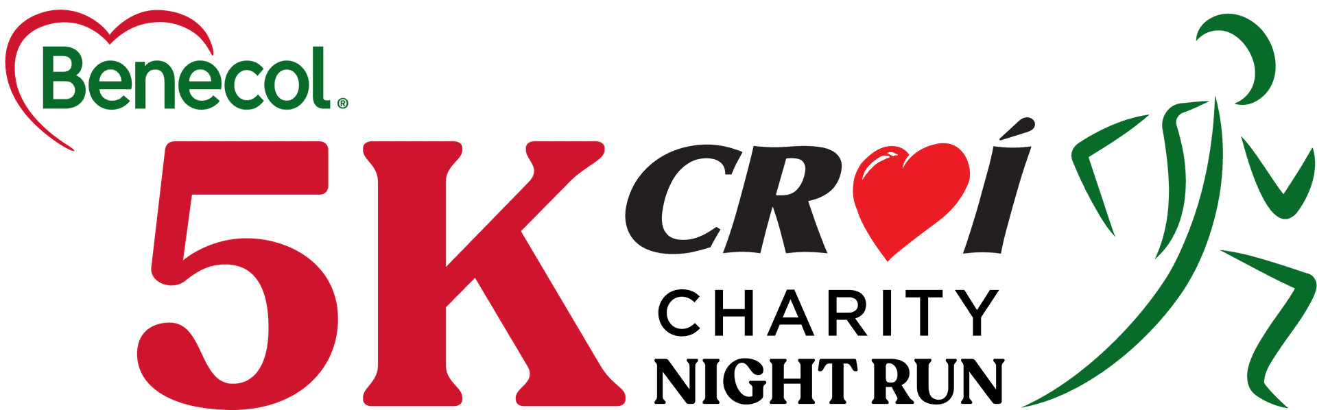Croí Charity Night Run fundraising white label microsite with custom branding